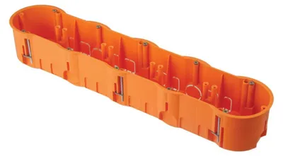 Produktbild von 5-fach Gipskartondose mit Schrauben, tief - A.0048PG