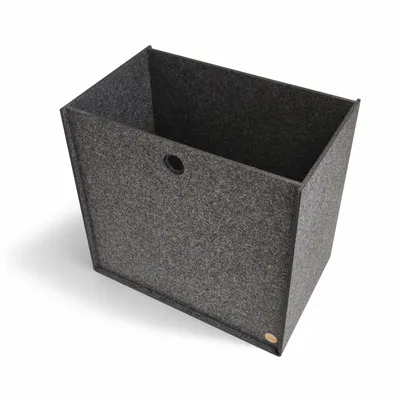Produktbild von Aufbewahrungsbox CARGA Filz 27,5 x 44 x 41,5 cm ohne Deckel in anthrazit meliert