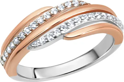 Produktbild von Zeeme Silber, F Ring 925/- Sterling Silber rot 060 (19,1) Zirkonia weiß 360272044