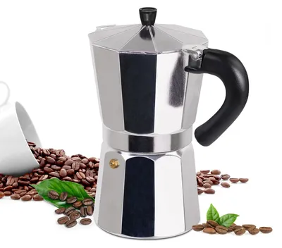 Produktbild von Espressokocher aus Aluminium für 3 Tassen, Moka-Kanne