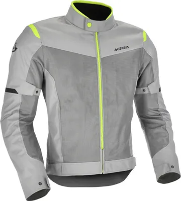 Image de Veste textile Acerbis Ramsey Vented 2.0, en mesh, gris/jaune, taille S