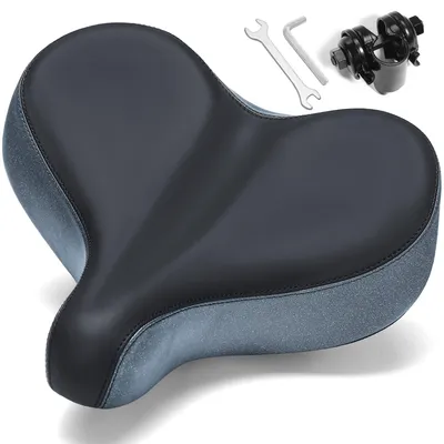 Immagine prodotto di Solidchoice - Sella da bicicletta extra grande, adatta sia per uomo che per donna, con imbottitura in memory foam
