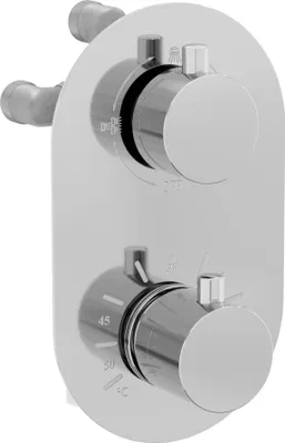 Image de Kai mitigeur thermostatique douche/baignoire 3 sorties chrome (77602-00)