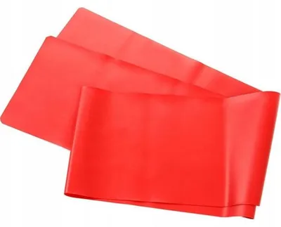 Produktbild von EB FIT Fitnessband Rot 0.45 mm zur Dehnung und Kräftigung