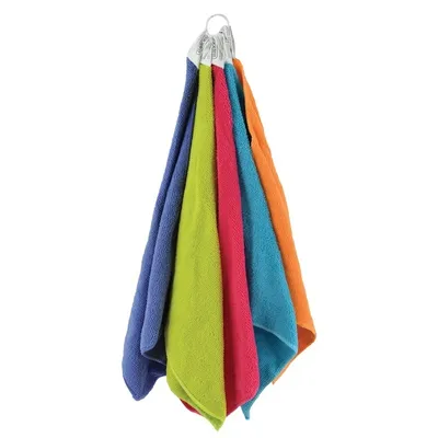 Obrázok produktu pre 5 prémiových utierok z mikrovlákna Utierka z mikrovlákna 30x40cm 5 farieb Utierky z mikrovlákna