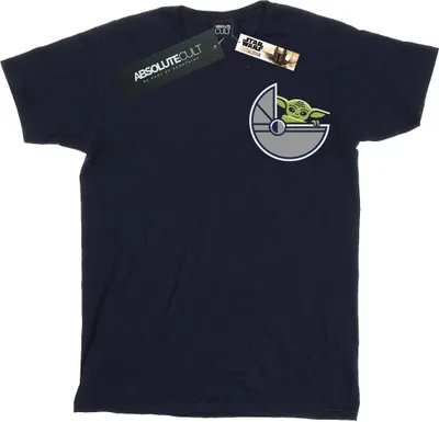 Produktbild von Star Wars - "The Mandalorian The Child" T-Shirt für Herren BI47162 (5XL) (Marineblau)