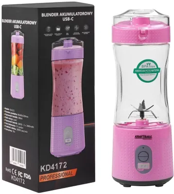 Produktbild von Akku-Standmixer USB-C 380ml / 2x3000mAh KD4172