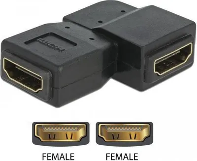 Image de DELOCK Adaptateur HDMI femelle > HDMI femelle 90 degrés gauche