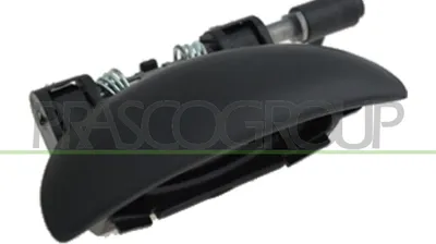 Produktbild von PRASCO PG0098102 Türgriff Hinten Links passend für PEUGEOT 206 Schrägheck (2A/C) Schwarz