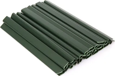 Produktbild von HOME DELUXE Klemmschiene für Zaunfolie DEDUS 20er Set - Moosgrün I Moosgrüne Klemmschiene, Klemmschiene, PVC Klemmschiene, Kunststoff Klemmschiene, Folienhalter Zaun, PVC moosgrün, Grüne Kunststoffschiene, Schnellmontage Zaunfolie, Klemmschienen Set, Zubehör für Sichtschutzfolie, Klemmschiene für Zaunfolie, Befestigungsschiene für Zaunfolie, Zaunfolie Halterung, Zaunfolie Befestigung
