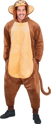 Produktbild von Overall Affe Kostüm braun L/XL
