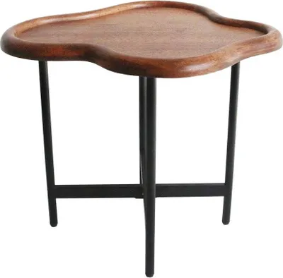 Zdjęcie produktu dla HOMLA Stolik kawowy ENKEL Brązowy 59x52x49 cm