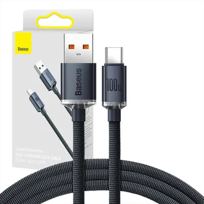 Produktbild von Baseus CAJY000401, 1,2 m, USB C, USB A, 0,48 Gbit/s, Schwarz