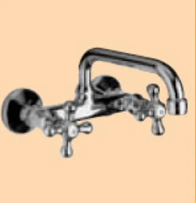 Produktbild von Demm Spültischarmatur Wandarmatur Zweigriff Sterling Nostalgie Farbe: bronze 2312 045 x 2312, 04531.006.X