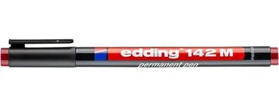 Obrázok produktu pre Permanentný popisovač, OHP, 1 mm, EDDING "142 M", červený