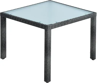 Produktbild von Polyrattan Sitzgruppe Gartenmöbel Set Rattan Gartenset Essgruppe Anthrazit Grau