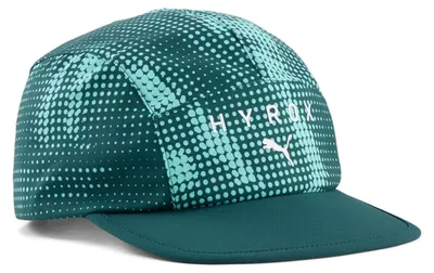 Image de PUMA cap Puma x Hyrox Running 5 Panel Cap Graphic Dark Green vert foncé