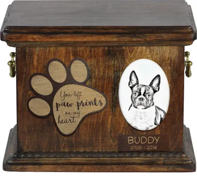 Immagine prodotto di Art-Dog Urna cineraria per animali – Boston Terrier