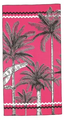 Image de Omgoods - Grande serviette de plage avec motif moderne et en microfibre à séchage rapide