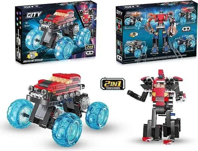 Obrázok produktu pre Klocki auto-robot ze światłem MIX