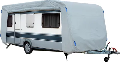 Produktbild von GreenYard® Abdeckplane für Wohnwagen oder Wohnmobile Größe M 550 x 250 x 220 cm