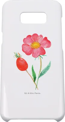Produktbild von Mr. & Mrs. Panda Samsung Galaxy S8 plus Handyhülle  Blume Hagebutte - Weiß - Geschenk, Cover, Handy, Lebensfreude, Handycover, Garten, Schlechte Gedanken, Hülle