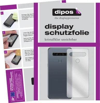Zdjęcie produktu dla 5-krotny ochraniacz ekranu dla LG K61 z tyłu przezroczysty ochraniacz ekranu folia ochronna wyświetlacza dipos