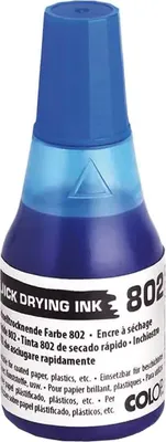Image de COLOP encre à tampon 802 à séchage rapide 25 ml bleu
