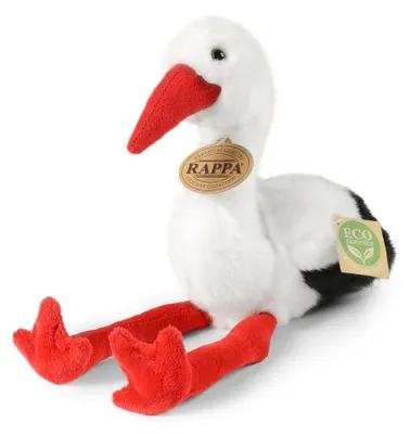 Image de Peluche Cigogne 20 Cm Ecologique