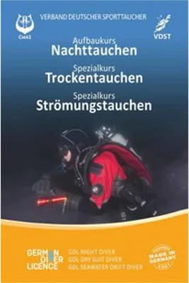 Image de Aufbaukurs Nachttauchen - Spezialkurs Trockentauchen - Spezialkurs Strömungstauchen