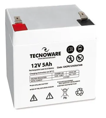 Zdjęcie produktu dla Tecnoware 5Ah kwasowo-ołowiowy (VRLA) 12 V