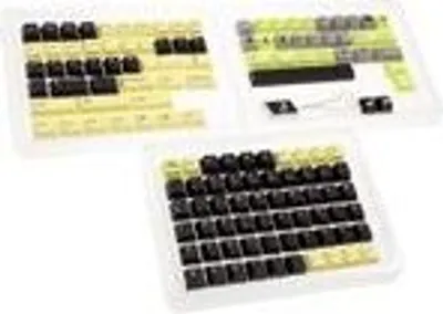 Produktbild von Ducky DCA132-USMICCHPH1, Tastaturkappe, Thermoplastisches Polyester (PBT), Schwarz, Mintfarbe