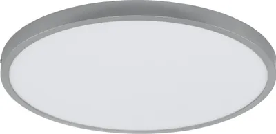 Produktbild von EGLO LED Deckenleuchte Fueva 1, 1 flammige Deckenlampe, Material: Aluminium, Kunststoff, Farbe: Silber, weiß, Ø: 50 cm, warmweiß