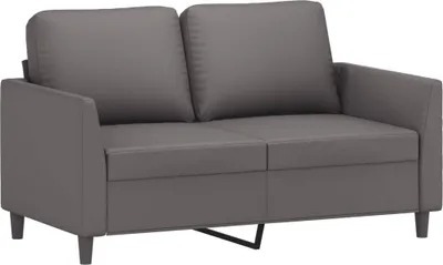 Produktbild von vidaXL 2-Sitzer-Sofa Grau 120 cm Kunstleder
