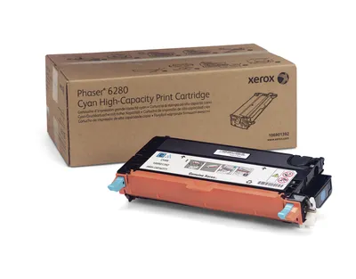 Produktbild von Xerox 106R01392 Hoch Kapazität Laserdruck Tonerkartusche - Cyan - Original - 1 Pack - Laserdruck - Hoch Kapazität - 5900 Seiten - 1er Pack