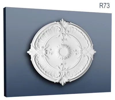 Image de Orac Decor R73 LUXXUS Rosace Décoration de plafond Elément de stuc | d 70 cm