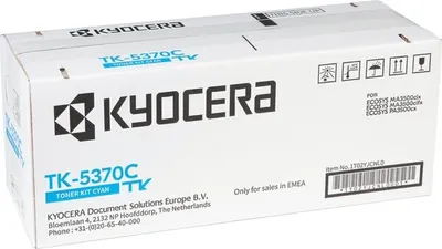 A product box for Kyocera toner.