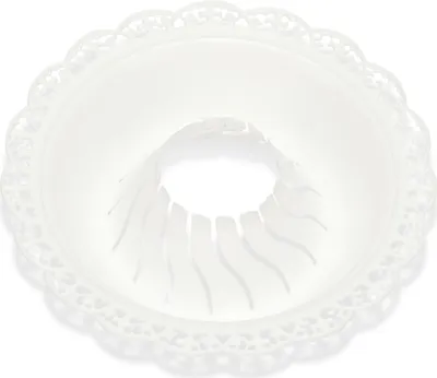 Produktbild von NKlaus 2x Tropfenfänger für Kerze 3-4cm Kunststoff Tropfschutz Kommunion Taufkerzen 14453