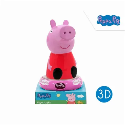Produktbild von Nachttischlampe 3D, Peppa Pig, 25 cm Peppa Pig