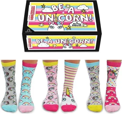 Produktbild von Sei ein Einhorn Oddsocks Socken in 37-42 im 6er Set