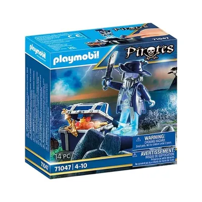 Produktbild von PLAYMOBIL - 71047 - Pirat Geist und Schatz