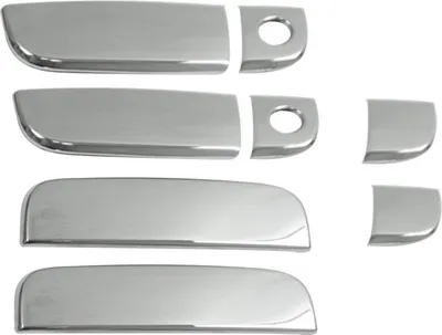 Immagine prodotto di Coperchio maniglia porta tappi maniglia per Kia Soul 2008-2014 4 porte in acciaio inox argento 8x