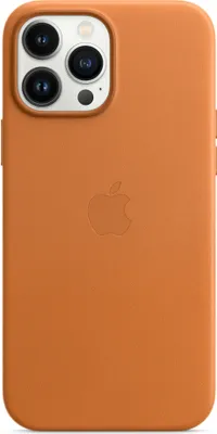 Obrázok produktu pre Kožené puzdro Apple iPhone 13 Pro Max s Magsafe - Zlatohnedé