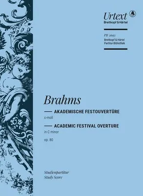Produktbild von ISBN Akademische Festouvertüre c-Moll op.80 Partitur, Musikalische Ausbildung, Taschenbuch