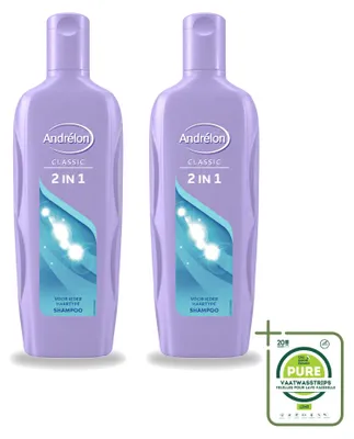 Zdjęcie produktu dla 2 sztuki szamponu Andrélon 2 w 1 - 450 ml - opakowanie zbiorcze