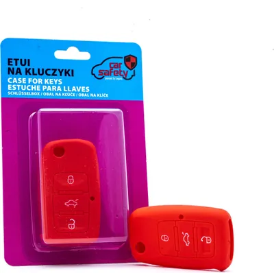 Immagine prodotto di Copri chiavi in silicone ROSSO per VW Seat Skoda