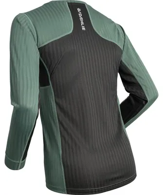 Image de Daehlie - Sous-vêtement de sport pour femmes, modèle Training Tech, manches longues, couleur verte, taille M