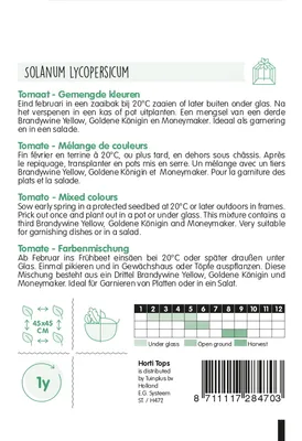Produktbild von Tomato Farbenmischung | Tomatensamen von Hortitops