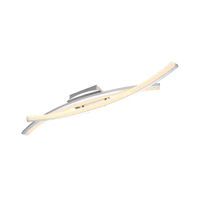 Produktbild von Lindby LED-Deckenleuchte Elarit, chromfarben, 104cm, dimmbar