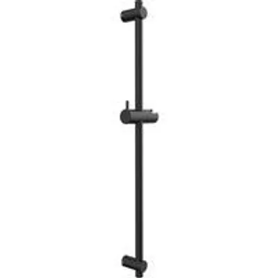 Zdjęcie produktu dla Stal nierdzewna, słuchawka prysznicowa, 70 cm, czarna - Regulowana słuchawka prysznicowa z uchwytem na słuchawkę obrotowym o 360° i regulowanymi mocowaniami do ściany